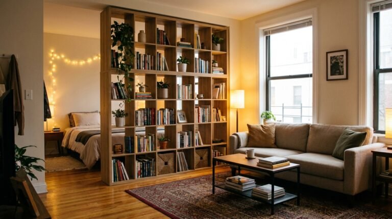 Room Divider Ideas for Studio Apartments (15 Ideas That Create Real Privacy)