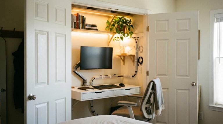 Closet Office Ideas: How to Convert a Closet Into a Home Office